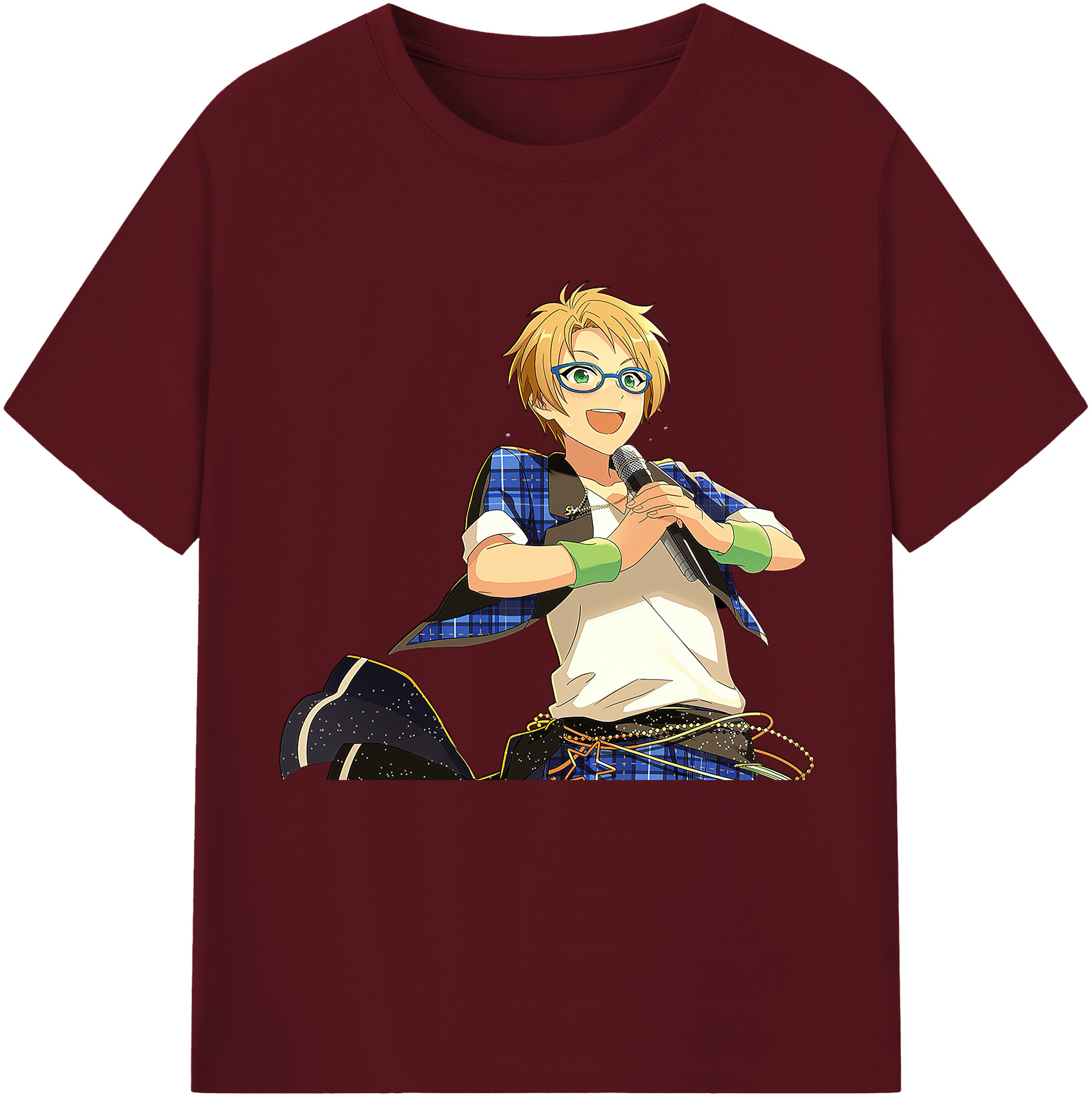 （画像用） あんさんぶるスターズ! Ensemble Stars 綿100％半袖Tシャツ（フロントプリント）